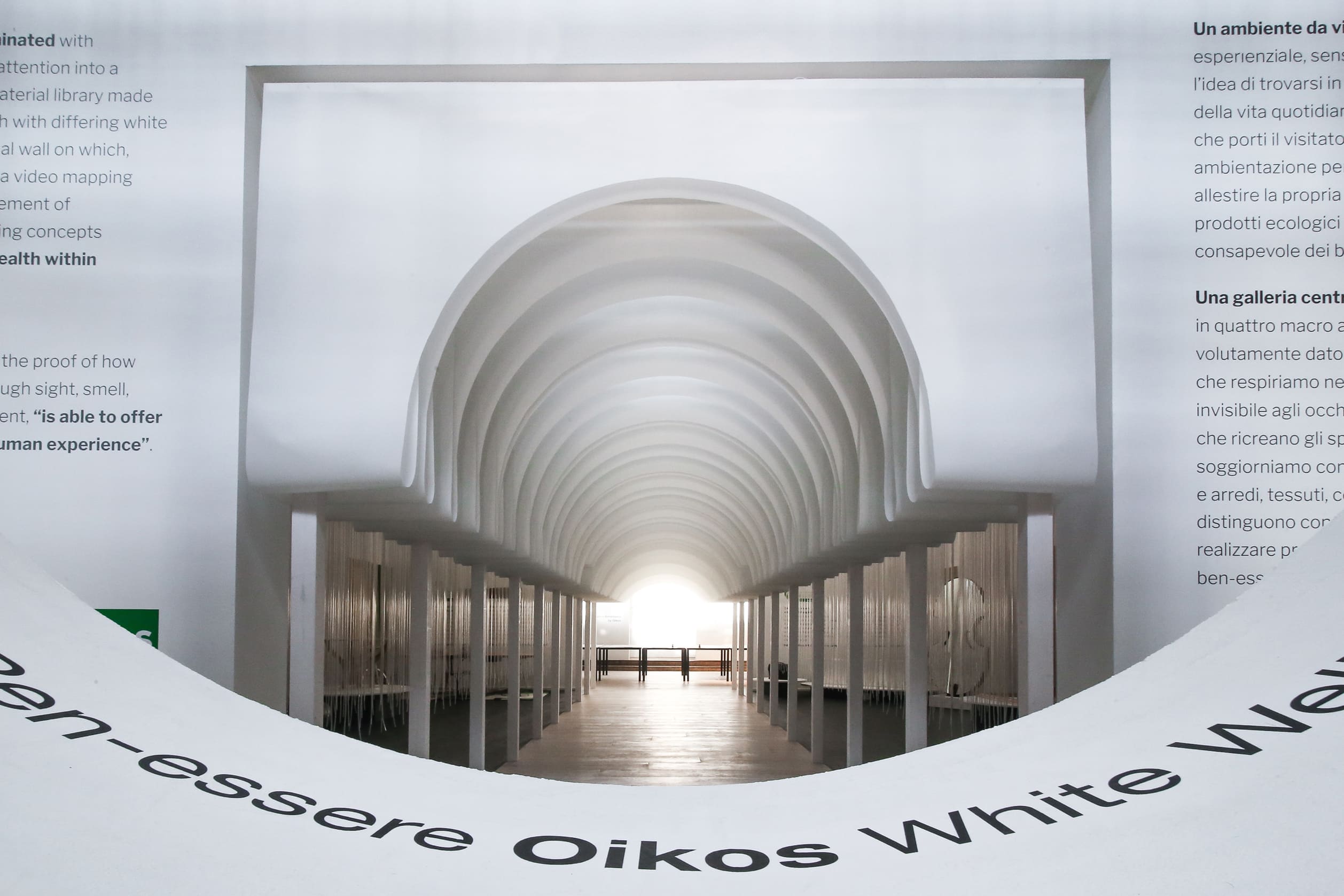 San Carpoforo Oikos White in the City Fuorisalone Milano